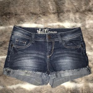 WALLFLOWER DENIM SHORTS